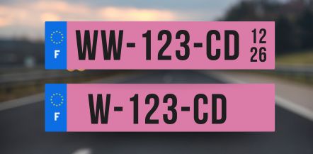 Plaque immatriculation rose : la nouvelle plaque française arrive dès le 1er janvier