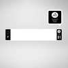 Plaque auto plexiglass noir