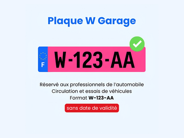 Différence entre plaque W Garage et plaque WW