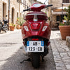 Plaque moto et scooter plexiglass homologuée