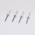 Rivets blancs – Lot de 4